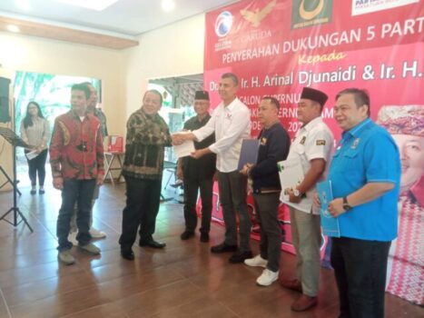 Lima Parpol Nonpolitik Dukung Arinal – Sutono