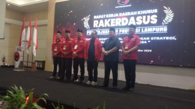 DPD PDIP Lampung Gelar Rakerdasus Strategi Pemenangan Pilkada 2024