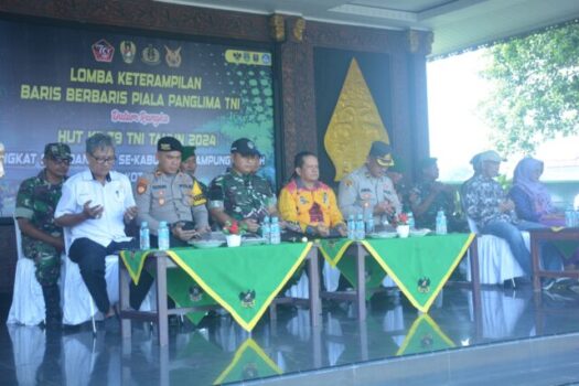 Lomba PBB Piala Panglima TNI Tingkat SLTA dan SLTP Digelar di Lamteng