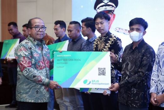 Peluncuran Perlindungan 18.612 Pekerja Rentan Melalui Dana Bagi Hasil Sawit