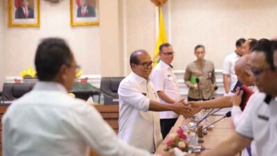 Pj. Gubernur Samsudin Pimpin Rapat Penyelesaian Pelepasan Aset HPL Kelurahan Way Dadi