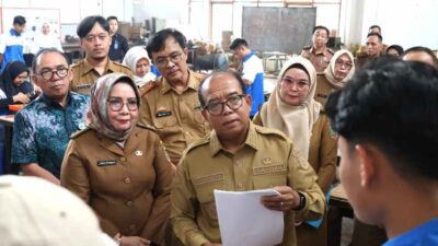 Pj. Gubernur Samsudin Tinjau Program Pelatihan Berbasis Kompetensi di BLK Bandar Lampung