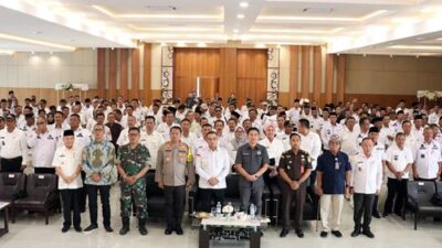 Pemkab Lamteng Gelar Sosialisasi dan Ikrar Netralitas Kepala Kampung pada Pilkada 2024