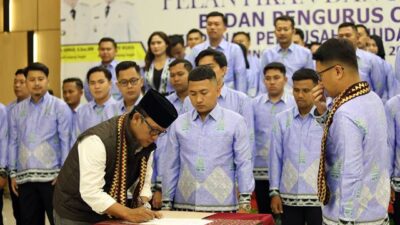 Wabup Lampung Tengah Hadiri Pelantikan Pengurus HIPMI