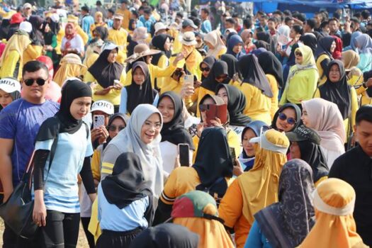 Haornas 2024, Kecamatan Seputih Mataram Gelar Senam Bersama