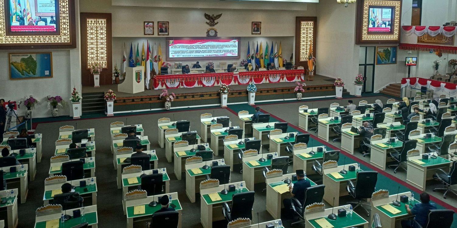 DPRD Lampung Gelar Rapat Paripurna KUA-PPAS APBD 2024