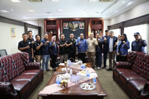 Pj. Gubernur Samsudin Terima Kunjungan Pengurus IWO Lampung, Diharapkan Dapat Bantu Pemprov Lampung Menyebarkan Informasi Pembangunan kepada Masyarakat