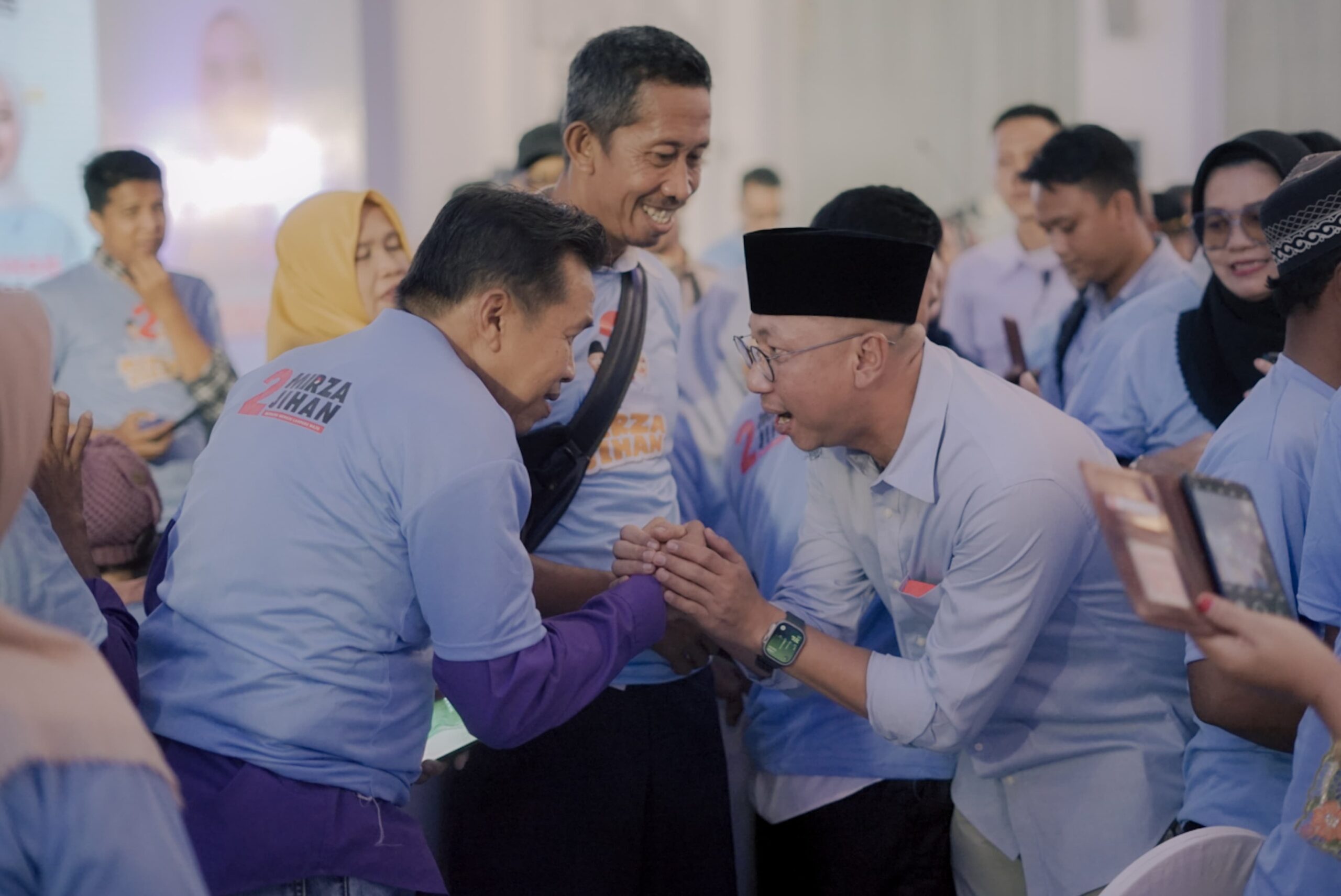 Rahmat Mirzani Silaturahmi dengan Petani dan Nelayan Se-Lampung