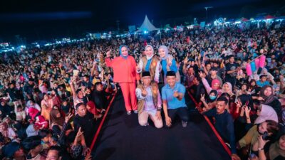 Silaturahmi Kebangsaan di Tulang Bawang: Mirza-Jihan Sampaikan Pesan Prabowo dan Apresiasi Pembangunan Jokowi