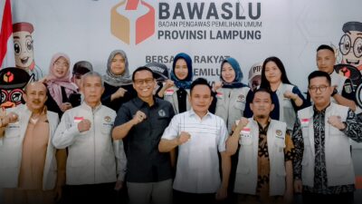 Terkait Informasi Publik, KI Lampung Berkunjung ke Bawaslu Lampung