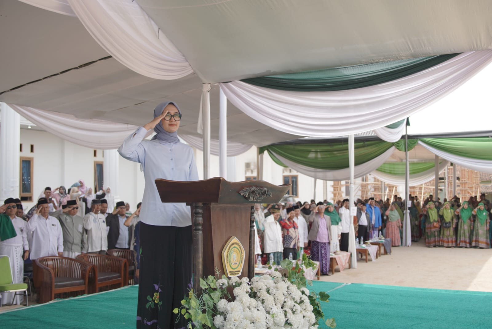 Cawagub Jihan Jadi Pembina Upacara Hari Santri Nasional
