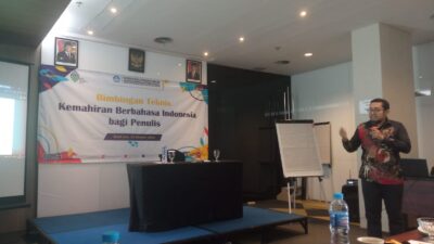 KBPL Gelar Bimbingan Teknis Kemahiran Berbahasa Indonesia bagi Penulis Se-Kota Bandar Lampung