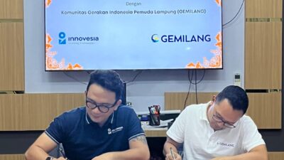 Gemilang dan Innovesia Teken MoU untuk Cipta Kembangkan Inovasi di Lampung