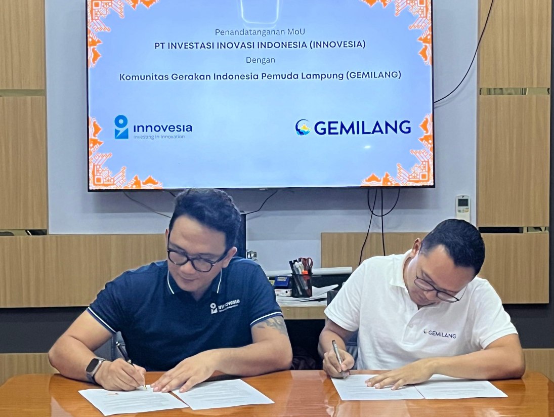 Gemilang dan Innovesia Teken MoU untuk Cipta Kembangkan Inovasi di Lampung