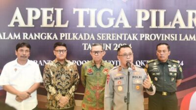Ketua DPRD Lampung Hadiri Apel Tiga Pilar