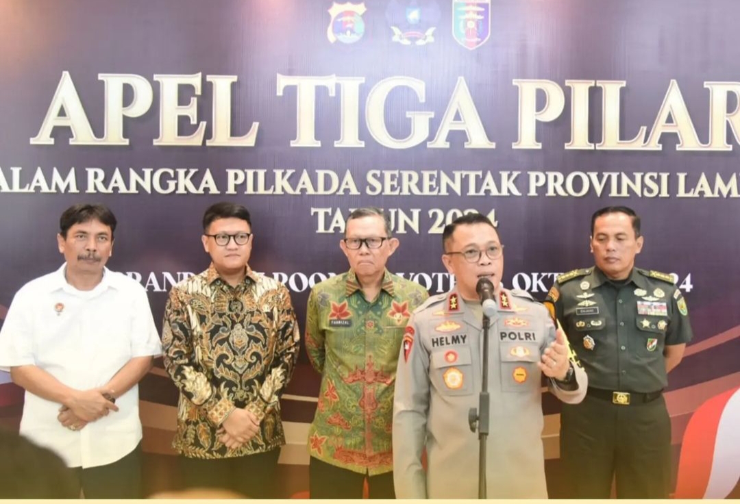 Ketua DPRD Lampung Hadiri Apel Tiga Pilar