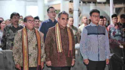Pj. Gubernur Lampung Hadiri Ramah Tamah Bersama Ketua MPR RI dan Ketua DPRD Lampung