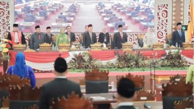 Walikota Eva Dwiana Hadiri Pelantikan Anggota DPRD Bandarlampung