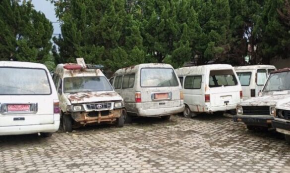 Lelang Kendaraan Dinas Lampung Utara Hasilkan Rp400 juta