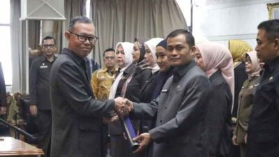 28 Pejabat Administrator dan Pengawas Di lingkungan Pemprov Lampung Dilantik