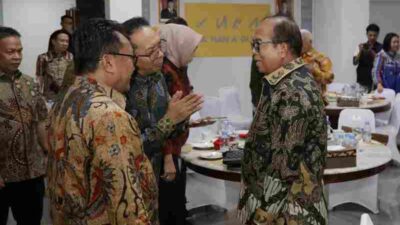 Pj. Gubernur Samsudin Melakukan Ramah Tamah dengan Pimpinan PT. Bank Lampung dan PT. Bank Jatim