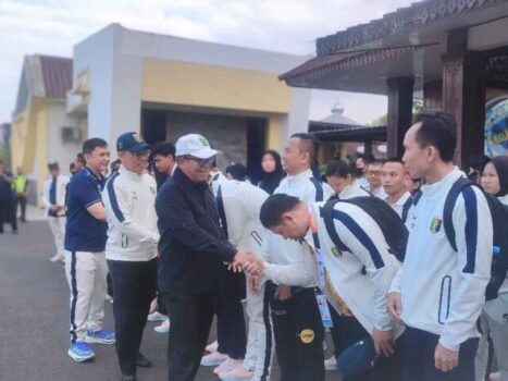 Pj. Gubernur Samsudin Sambut Kepulangan para Atlit dan Berikan Apresiasi kepada Kontingen Lampung