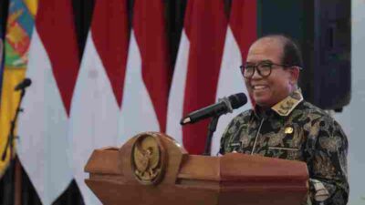 Pj. Gubernur Lampung Lepas Keberangkatan Peserta Lomba Marching Band Tingkat Nasional
