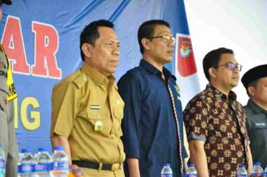 Pj. Gubernur Lampung Serukan Peran Pers dalam Apel Pilkada Damai dan Berintegritas