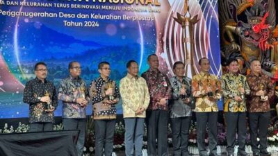 Pj. Gubernur Lampung, Terima Penghargaan Upakarya Wanua Nugraha 2024 dari Kemendagri