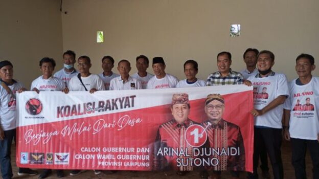 Menangkan Arjuno di Pilgub Lampung, PBB Lampung Utara dan Relawan Arjuno Rapatkan Barisan