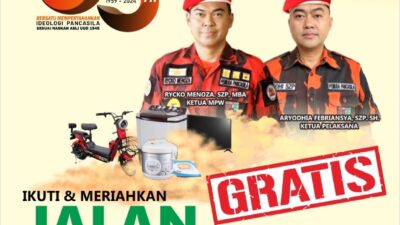 HUT ke-65 MPW PP Lampung Gelar Jalan Sehat Berhadiah