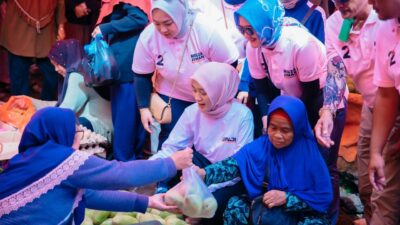 Cawagub Jihan Gerebek Pasar di Sekincau