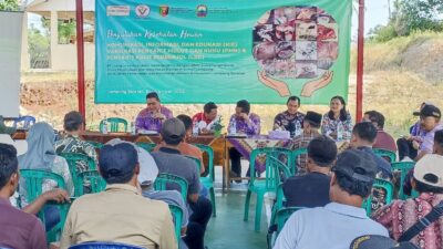 PT JJAA dan PDHI Berikan Vaksinasi Gratis Ribuan Ternak Warga 10 Desa di Lampung Selatan