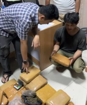 Polda Lampung Gagalkan Penyelundup 53 Kilogram Ganja