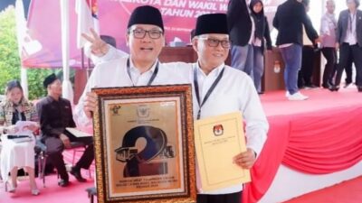 KPU RI Anulir Diskualifikasi Wahdi-Qomaru, Pilkada Kota Metro Tetap Diikuti Dua Calon