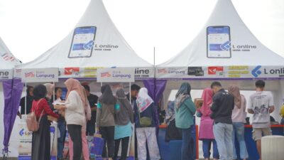 Gerebek UMKM Bank Lampung Sapa Pelaku UMKM di PKOR Way Halim