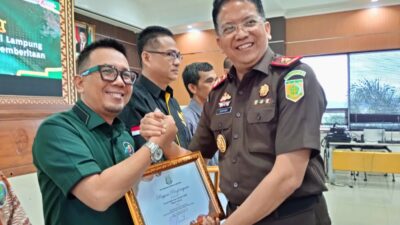 AMSI Lampung Terima Penghargaan dari Kejati