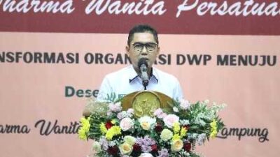 Pj. Sekdaprov Lampung Hadiri HUT ke-25, Penguatan Transformasi Organisasi Dharma Wanita Menuju Indonesia Emas 2045
