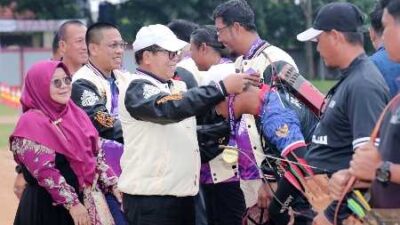 Pj. Gubernur Samsudin Buka Kejuaraan Nasional Panahan Berkuda Piala Gubernur 2024