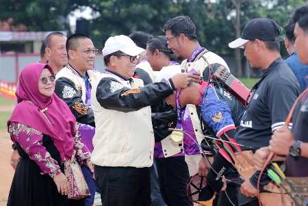 Pj. Gubernur Samsudin Buka Kejuaraan Nasional Panahan Berkuda Piala Gubernur 2024