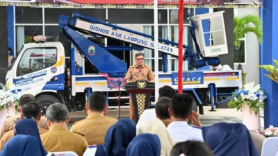 Tingkatkan Pelayanan, Mobil Skylift PJU Dinas Perhubungan Diresmikan