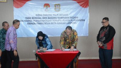 KPK Serahkan Aset Bekas Milik Mantan Bupati Lampung Utara ke Pemkot Bandarlampung Senilai Rp42,9 Miliar Lebih