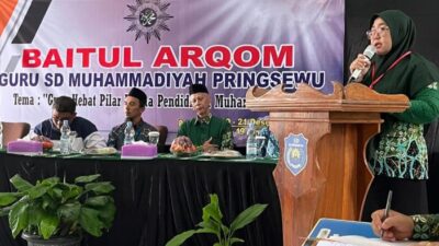 Baitul Arqam Guru SD Muhammadiyah, Githa: Memperkuat Komitmen Ideologis, Spiritual dan Profesionalisme Sebagai Pendidik di Muhammadiyah