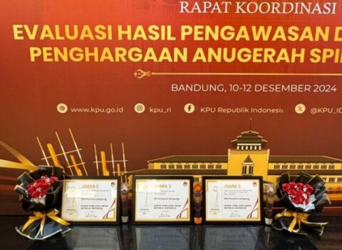 KPU Lampung Raih Tiga Penghargaan