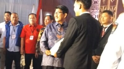 KPU Lampung Utara Tetapkan Hamartoni-Romli Sebagai Bupati dan Wakil Bupati terpilih Periode 2025-2030