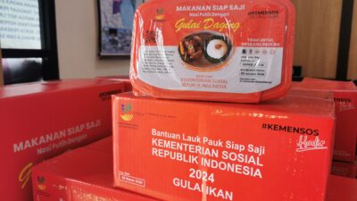 Depsos RI Salurkan Bantuan untuk Warga Korban Banjir di Tiga Kecamatan di Telukbetung Selatan