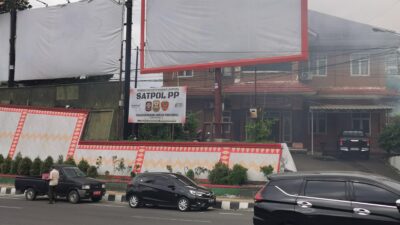 Berada Tepat di depan Kantor Pemkot Bandarlampung, Kondisi Kantor Pol PP Memprihatinkan