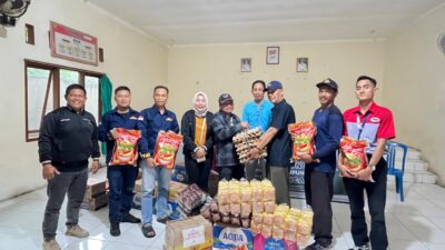 Forum CSR Lampung dan IWO Kolaborasi Berikan Bantuan Korban Banjir di Bandarlampung