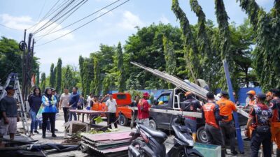 Walikota Eva Dwiana Perintahkan Drainase yang Ditutup Pelindo Panjang Dibongkar