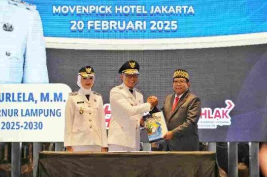 Resmi Jabat Gubernur Lampung, Rahmaf Mirzani Tekankan Kolaborasi untuk Kemajuan Daerah